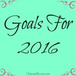 My Goals For 2016